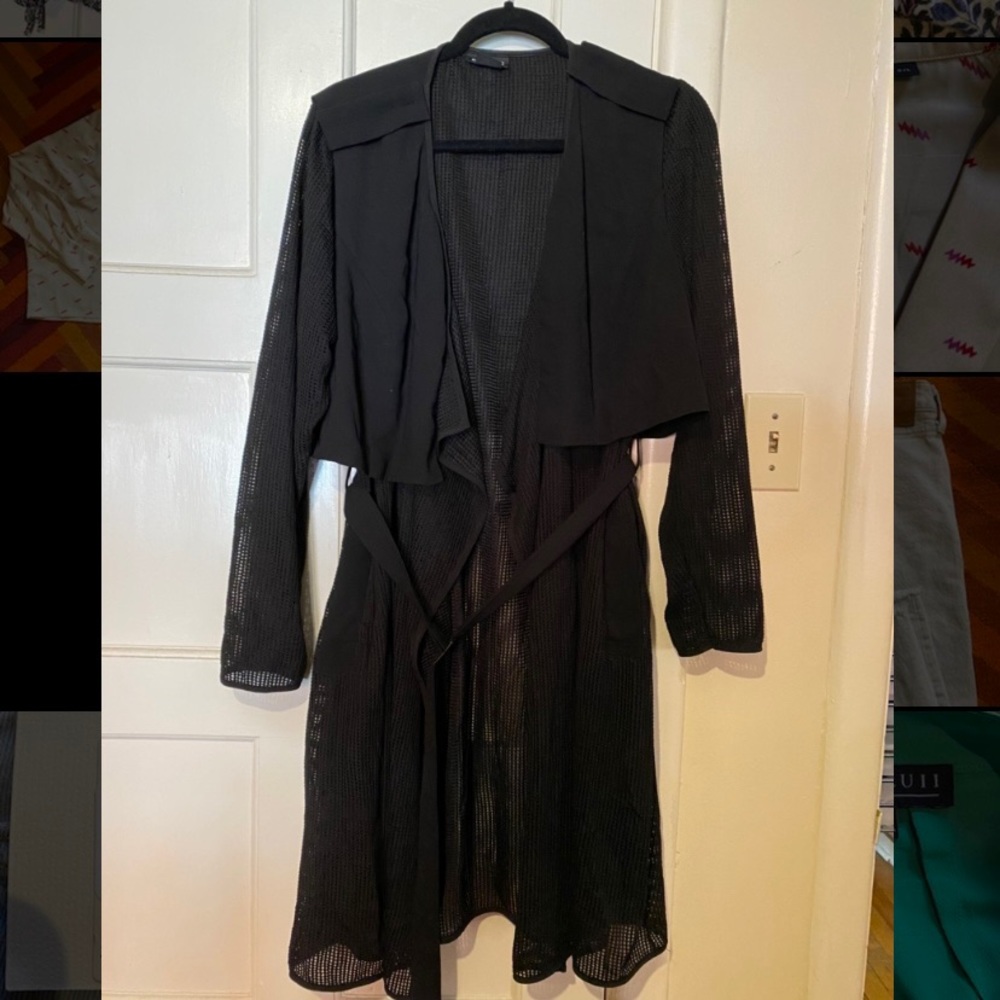 City Chic Mesh Jacket/Cover Up Size S (16 Plus Size)